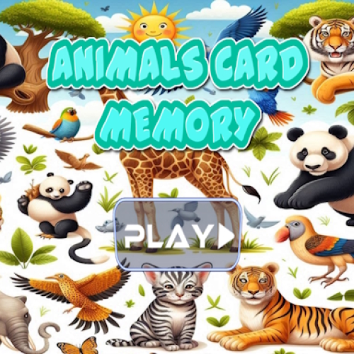 Animal cards memory