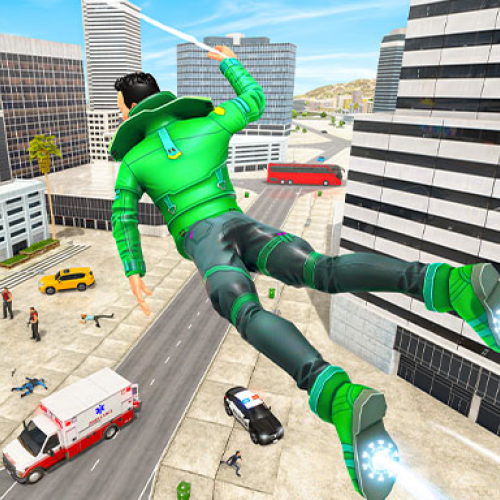 Spider Rope Hero City Fight
