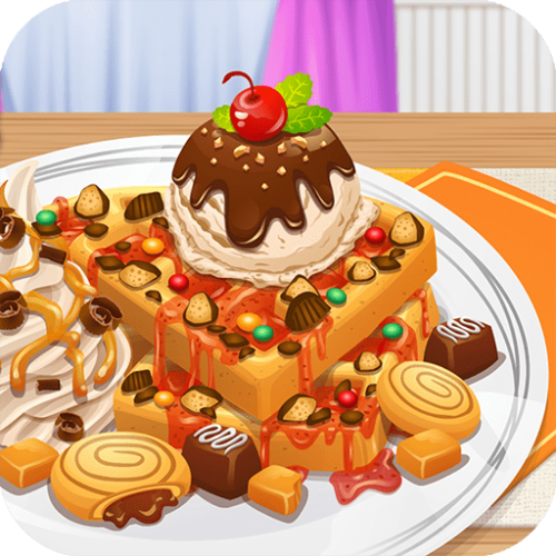 Yummy Waffle Ice Cream