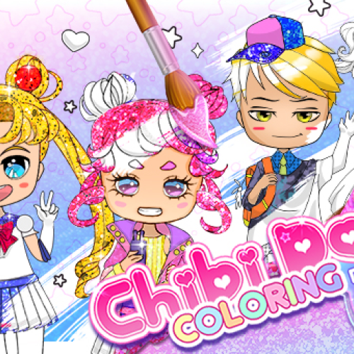 Chibi Doll Coloring & Dress Up