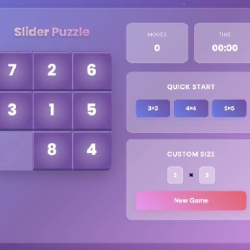 Sliding Number Puzzle – Classic Brain Teaser