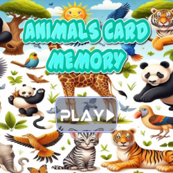 Animal cards memory