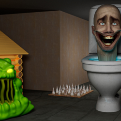 Toilet Monster Attack Sim 3D