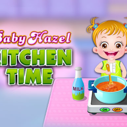 Baby Hazel Kitchen Time