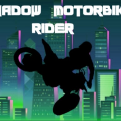Shadow Motorbike Rider