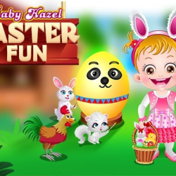 Baby Hazel Easter Fun