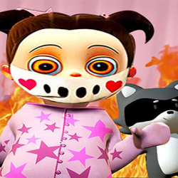 Scary Baby Pink Horror Game