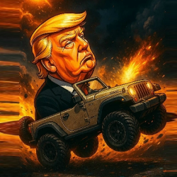 Trump Wheelie Challenge