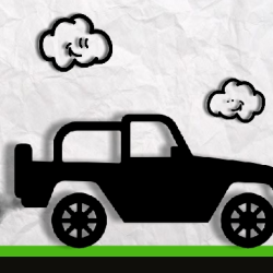 Paper Monster Truck Race