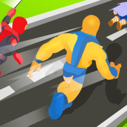 Superhero Transform Change Race