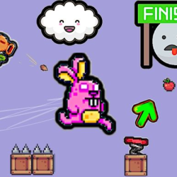 Cute Rabbit's Challenging Adventure