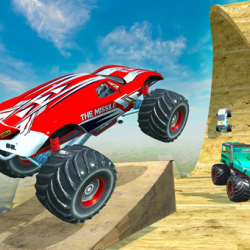 Mega Ramp Monster Truck Race