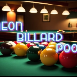 Neon Billard Pool